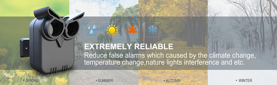 HTZSAFE Wireless Driveway Alarm with Long‑Range Weatherproof Protection