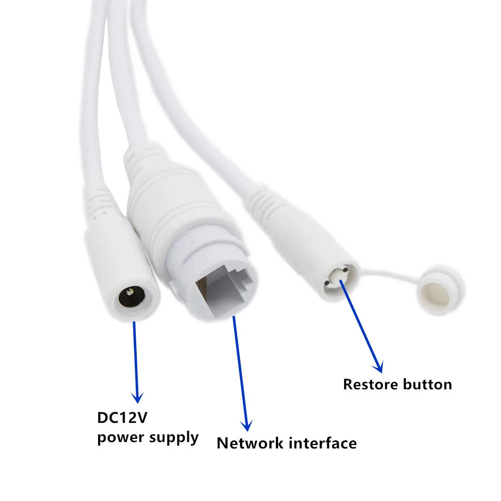 POE 3MP PIR IP-kamera med 940nm natkig