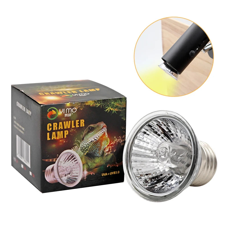 E27 Reptile Basking Lamp, 25/50/75W Options