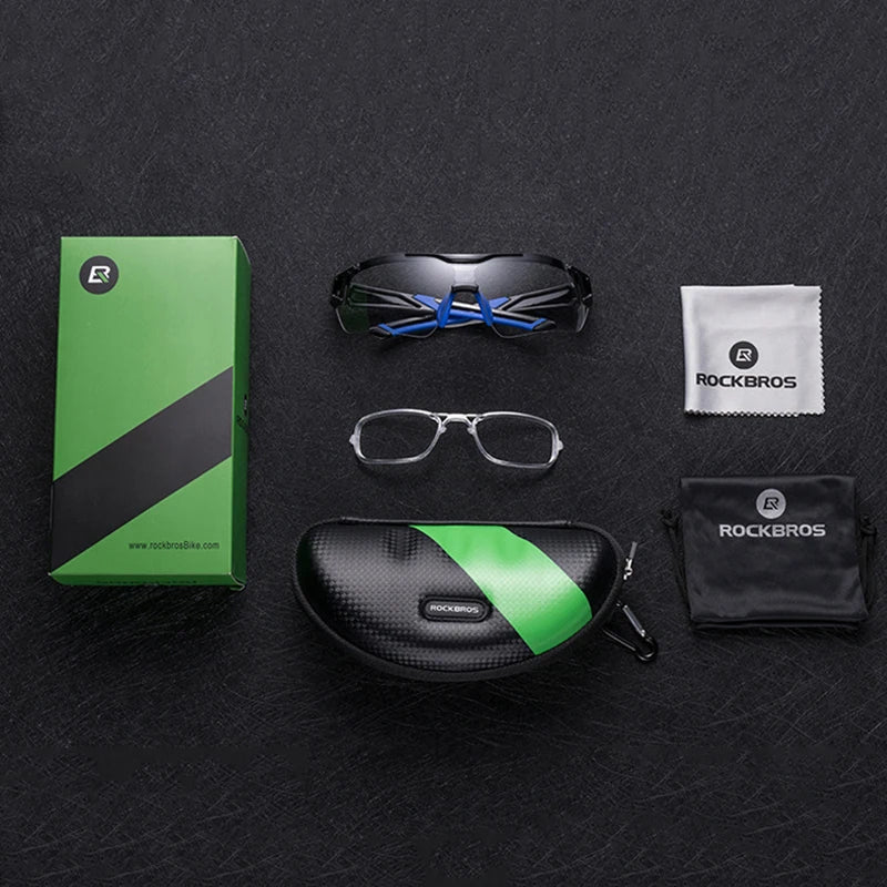 Photochromic Cycling Sunglasses with UV400 Protection