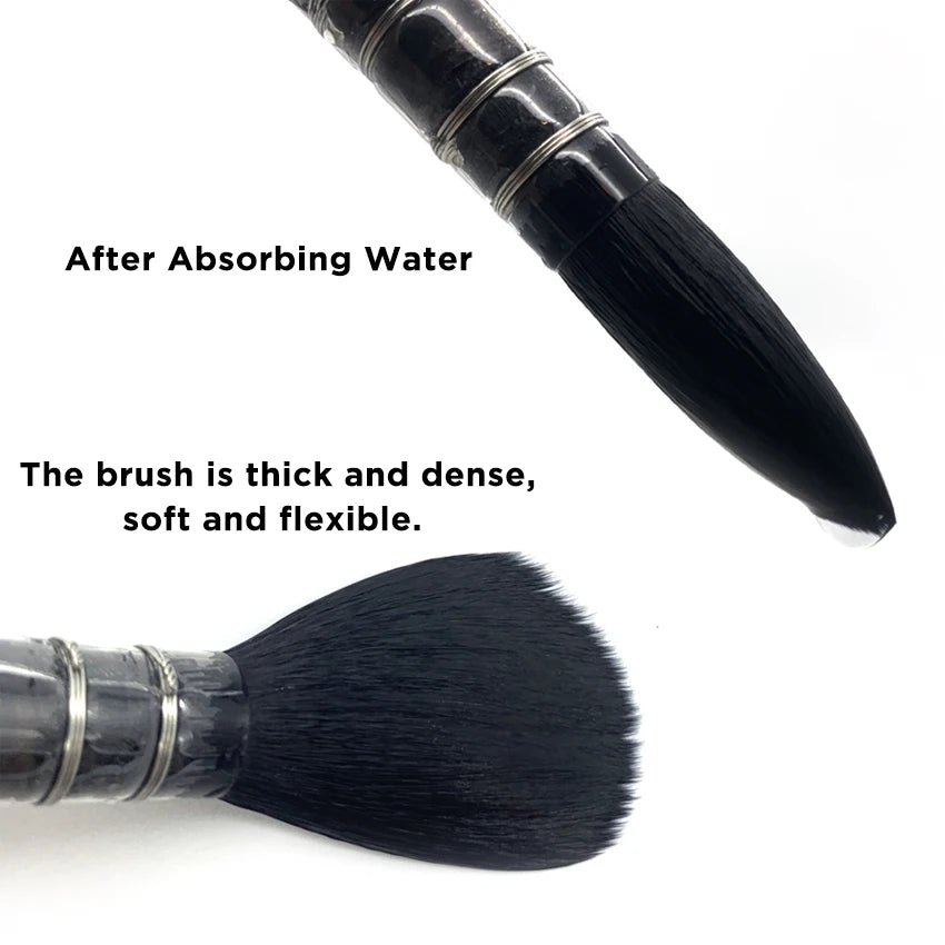 Umělecký ručně malovaný akvarelový štětcový pero