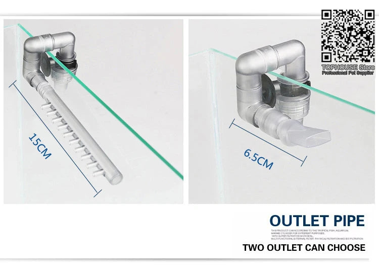 Ultra-Quiet Transparent Aquarium Filter Bucket