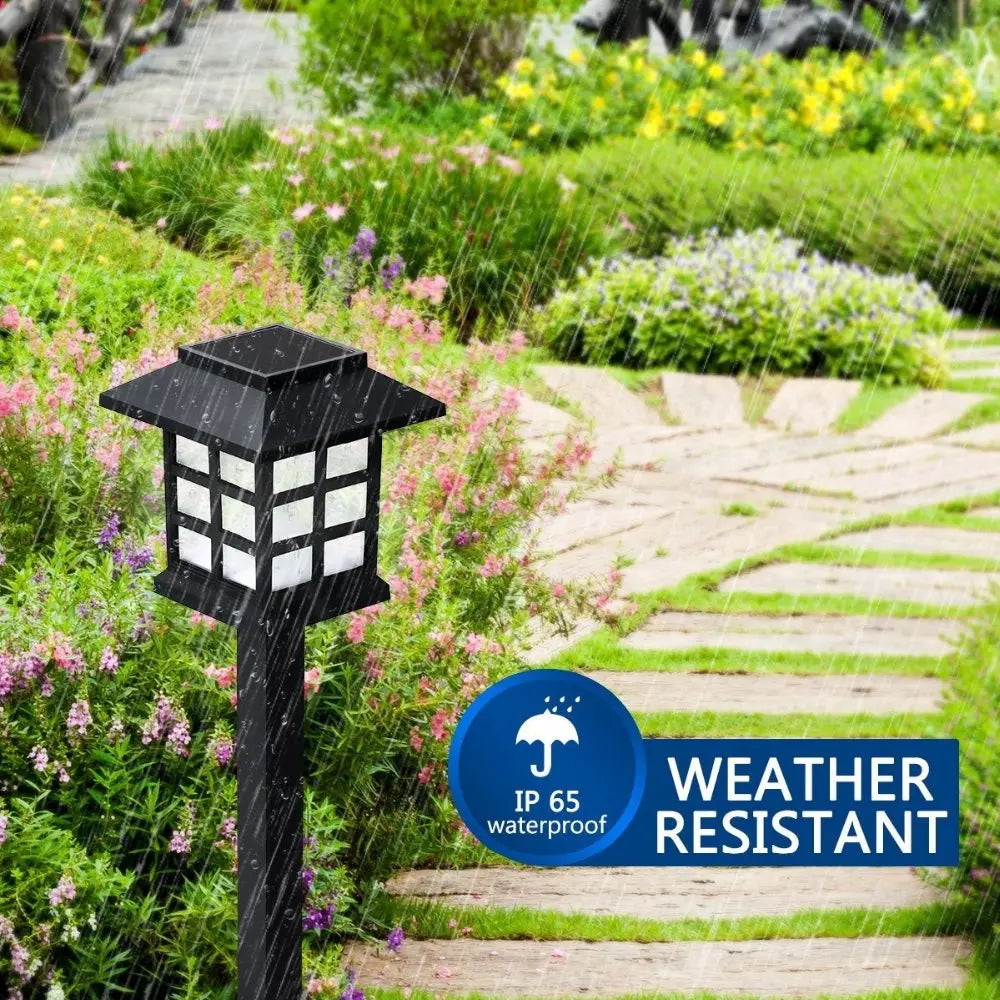 Solar LED Pathway Lights with Ground Stake, IP44, Auto On