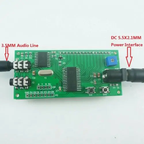 MT8870 DTMF-dekoder-modul med LCD