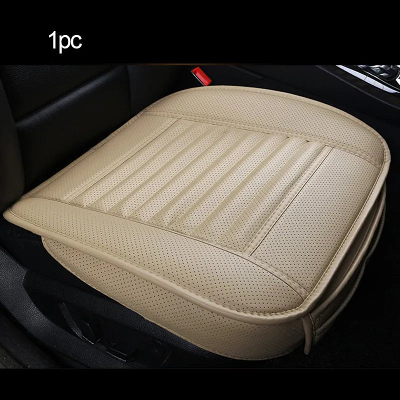 SEAMETAL Leather Seat Covers Car Cushion Four Seasons Automobiles Seat Cover Universal Pad Mats Protector for Car Seat