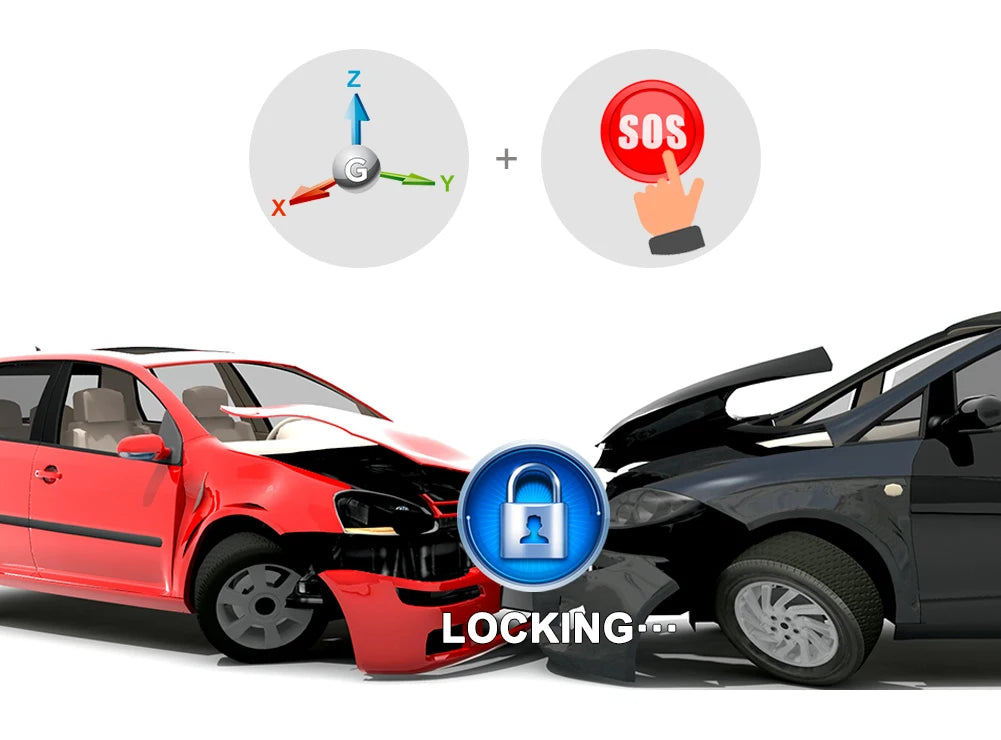 VSYS D6WL/D6RL DVR Front And Rear View Waterproof Motorcycle Driving Recorder Night Vision Black Box Motorcycle Dual Action Came