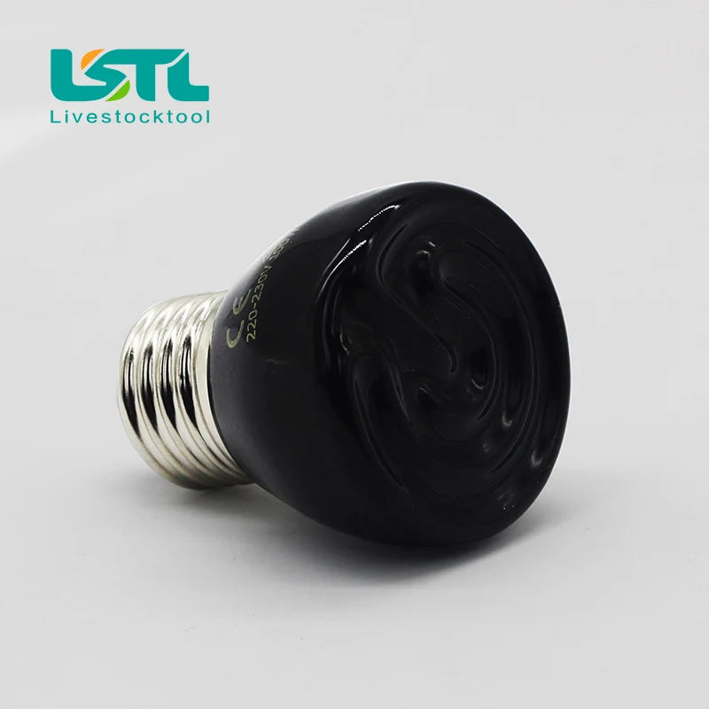 Ceramic Heat Emitter Bulb, 25-100 W, No Light Output