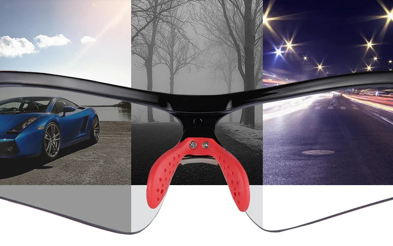 Photochromic Cycling Sunglasses with UV400 Protection