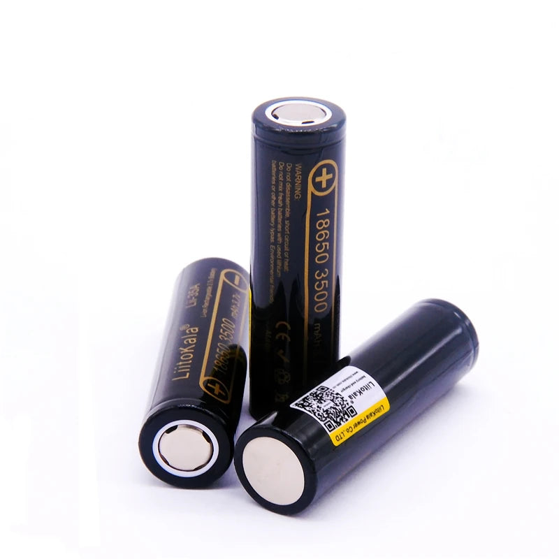 1-30pcs LiitoKala Lii-35A 18650 3500mAh 3.7V Li-Ion Rechargeable Battery 10A Lithium Battery High Drain For Flashinglight Vaping