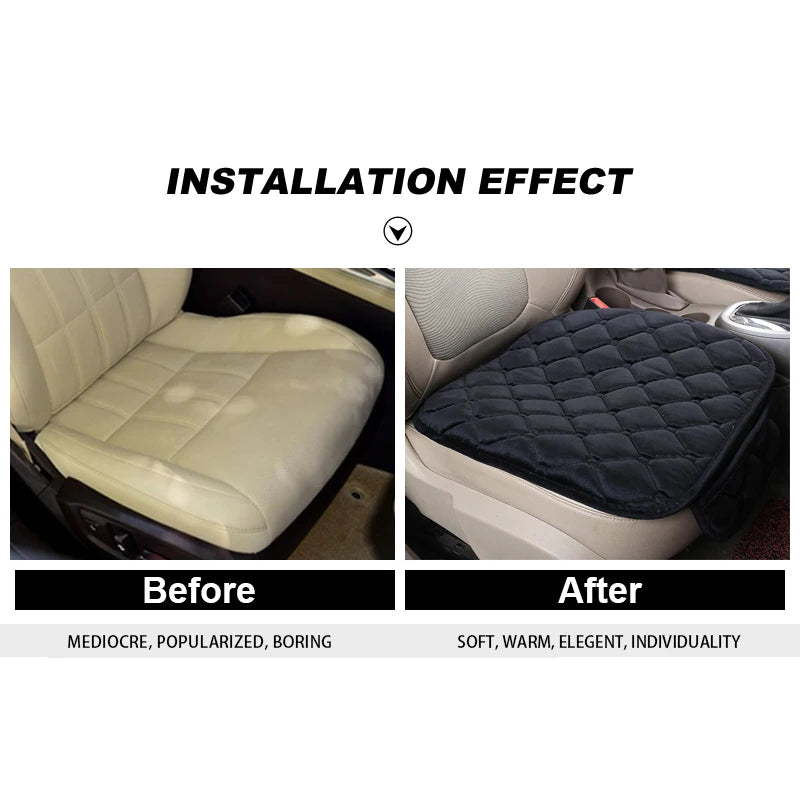 Winter Warm Car Seat Cover Cushion Universal Auto Soft Seats Cushions Automobile In Cars Chair Covers Protector Accessories