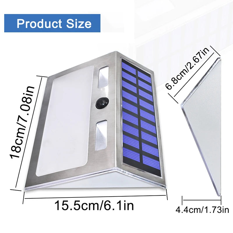 Solar House Number Plaque Light with Motion Sensor LED Lights