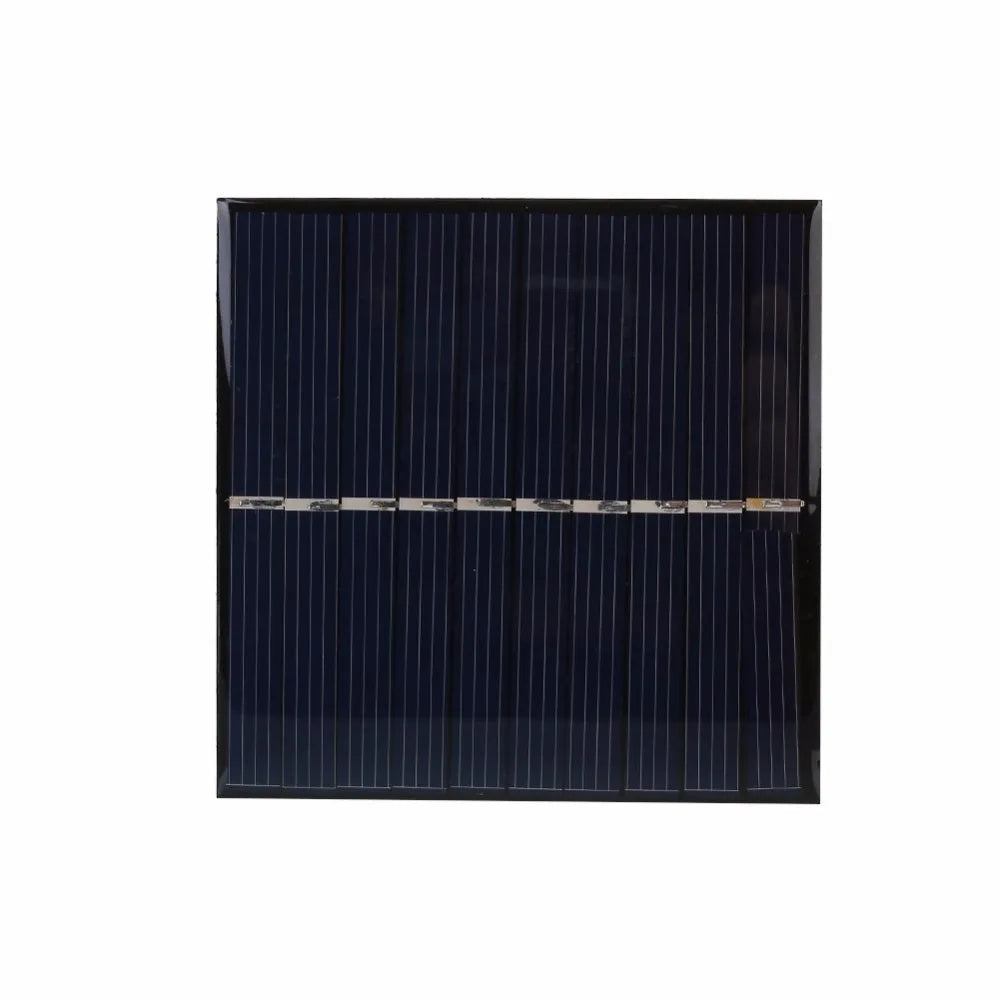 ALLMEJORES Small Size Epoxy 5V Solar Panel 0.9W 80mm X 80mm Polycrystalline Solar Cell Module DIY Sun Power Charger LED Light