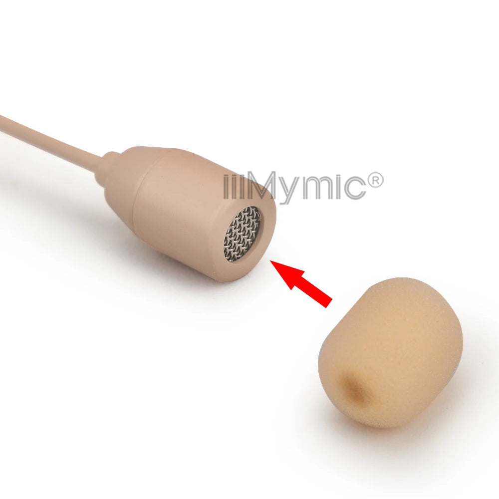Microfon cu condensator pentru căști, mini cu 4 pini, pentru Audio-Technica