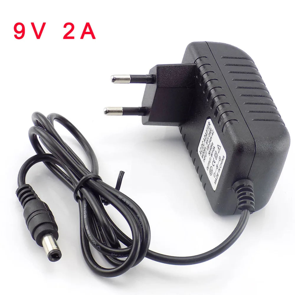 Τροφοδοτικό DC 9 V 2 A - φις ΕΕ ή ΗΠΑ