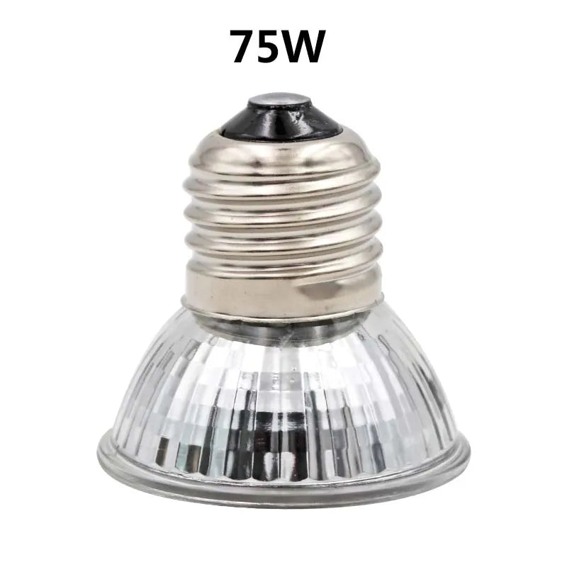 E27 Reptile Basking Lamp, 25/50/75W Options