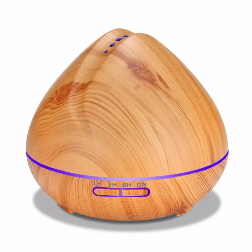 Humidificador ultrassónico e difusor de aromas com controlo remoto