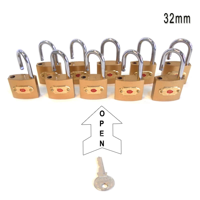 32 mm Keyed-Alike Padlock Set of Ten