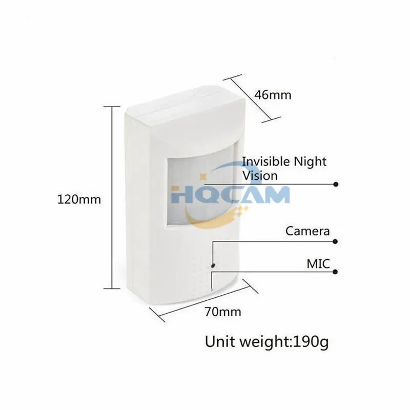 Indoor-Wireless-IP-Kamera 5MP HD mit unsichtbarem IR und Mikrofon