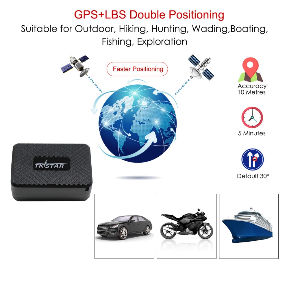Car Tracker Mini GPS Tracker Car 2G Magnet TKSTAR TK913 Locator GPS Tracker Car Vehicle GPS Tracker Auto Free Web APP PK TK905