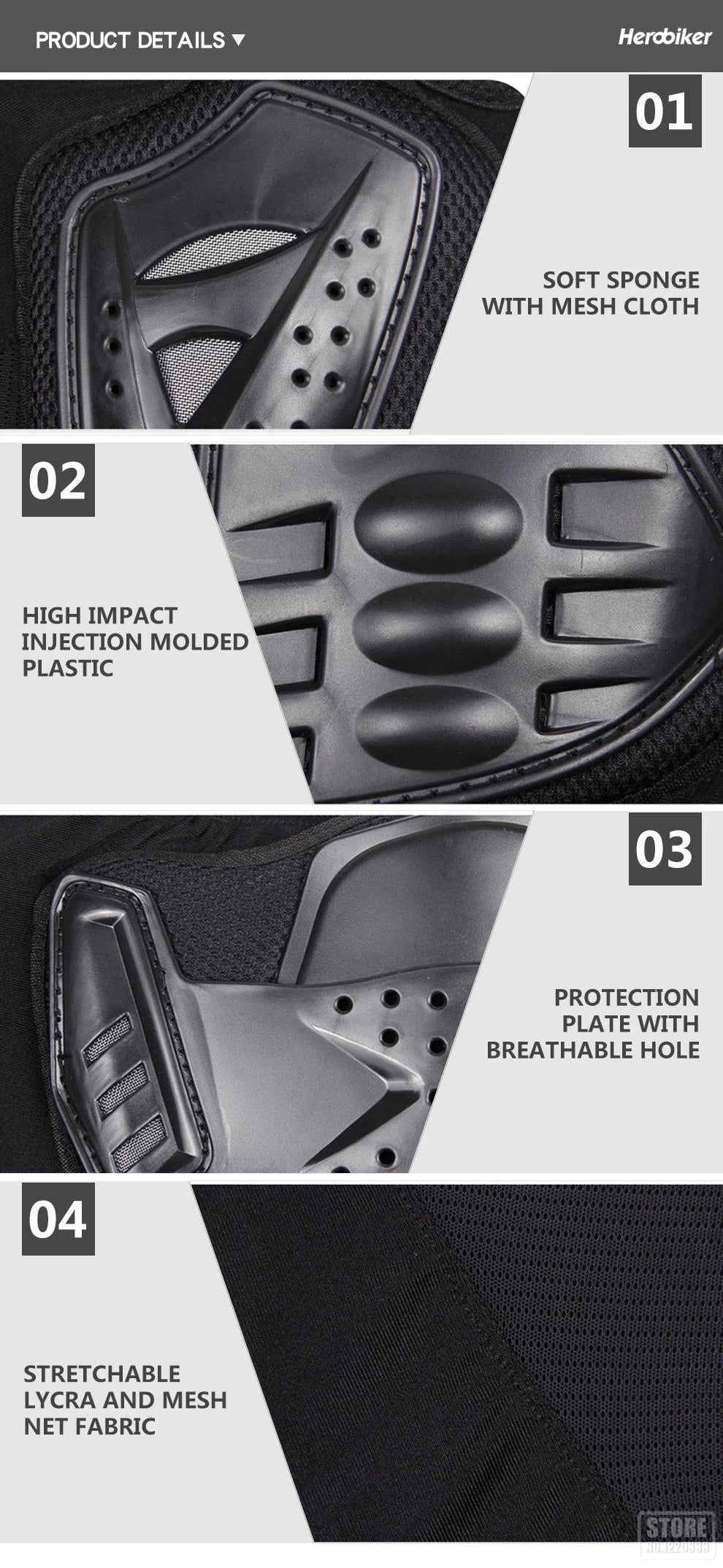 5XL Motorcycle Jackets Men's Full Body Armor Protection Jackets Motocross Enduro Racing Moto Protective Equipment Clothes