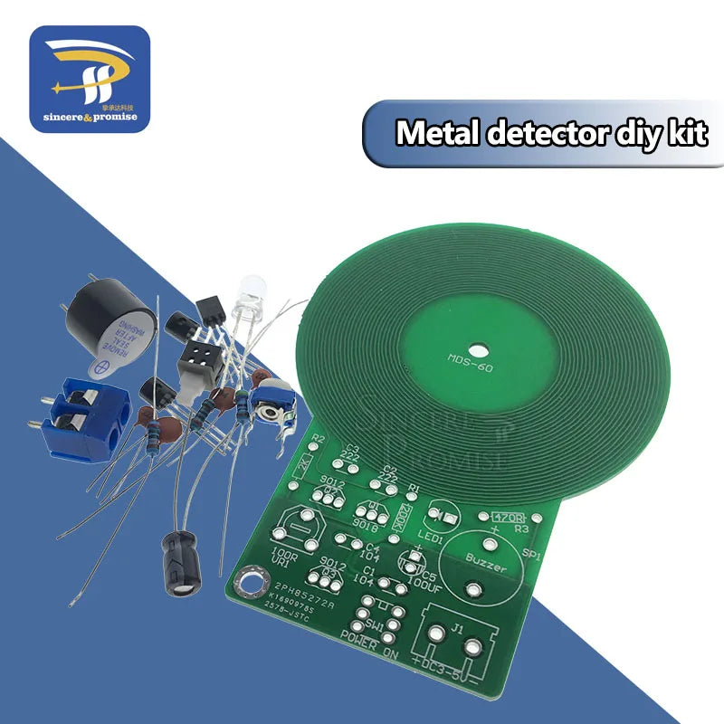 3-5V DIY Metal Detector Electronics Kit
