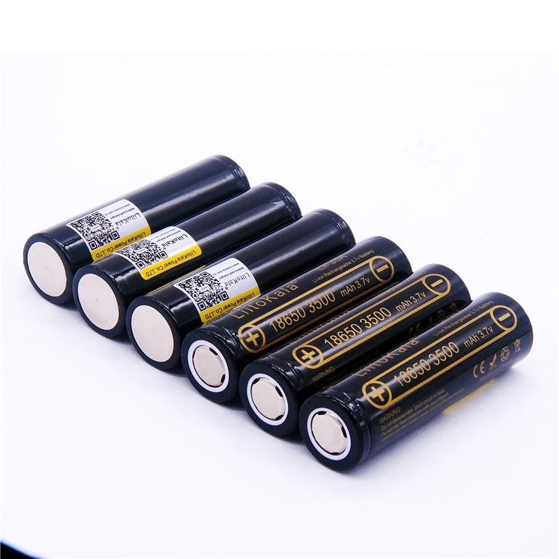 1-30pcs LiitoKala Lii-35A 18650 3500mAh 3.7V Li-Ion Rechargeable Battery 10A Lithium Battery High Drain For Flashinglight Vaping