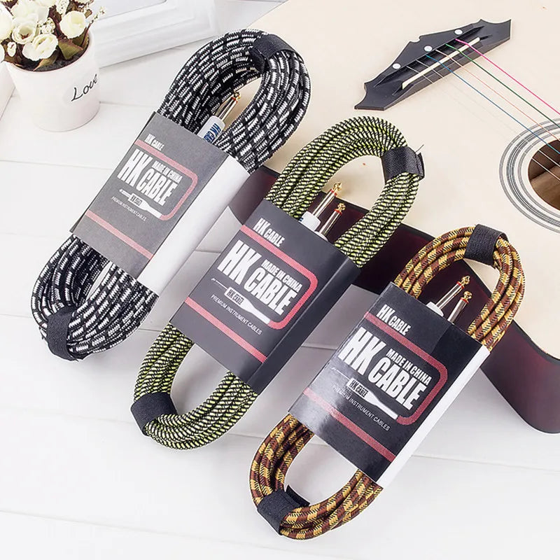 Afskærmet instrumentkabel, 6,35 mm, 3m, 5m eller 10m