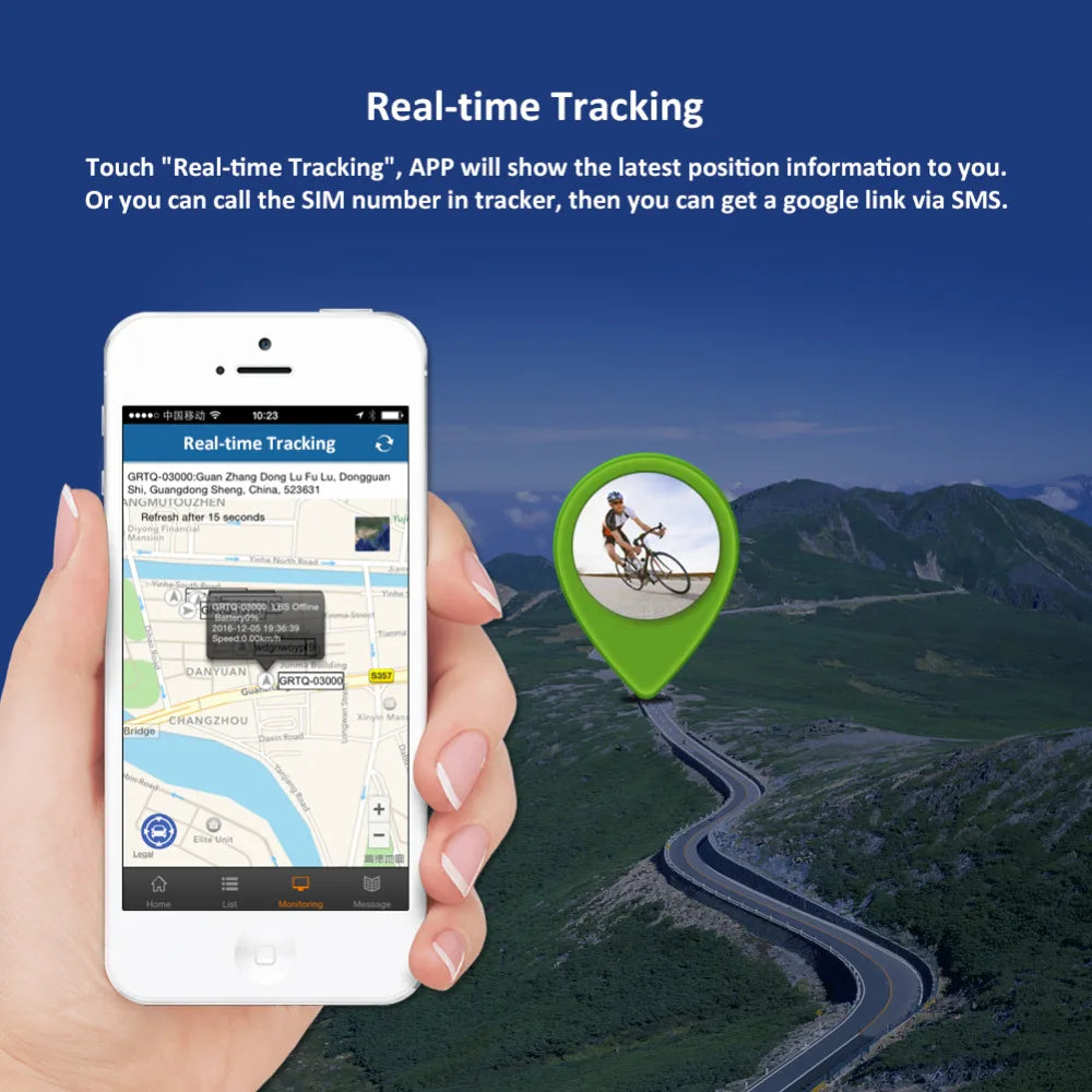 4G Bicycle GPS Tracker TK906 with Real-Time Tracking & Long Standby