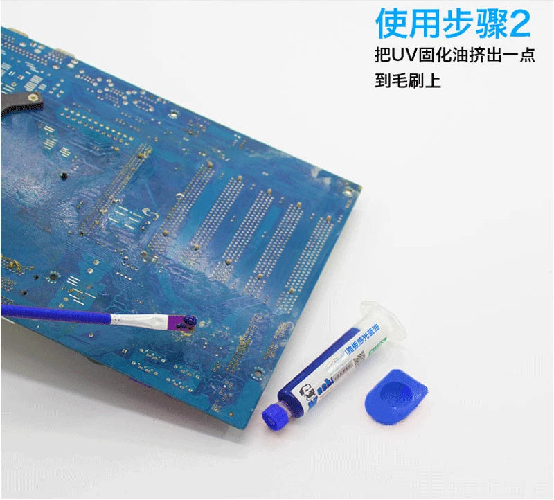 UV PCBПрикраска за лепило с 9 светодиода за полиране