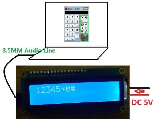 Decriptor DTMF MT8870 cu LCD