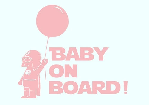 Decalcomania del veicolo "bambino a bordo".