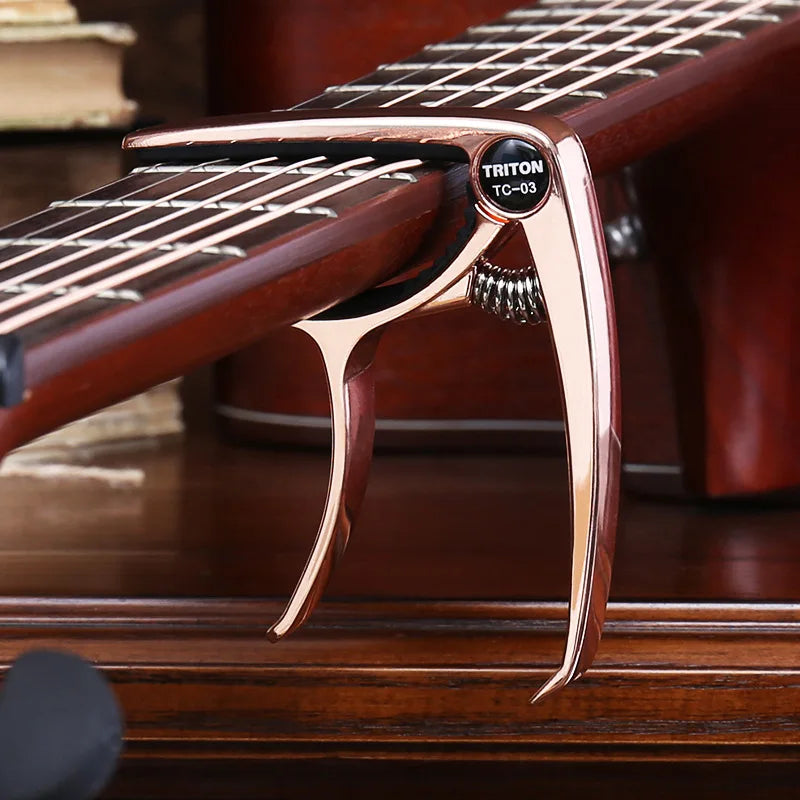 Quick-Change Guitar Capo with Silicone Padding