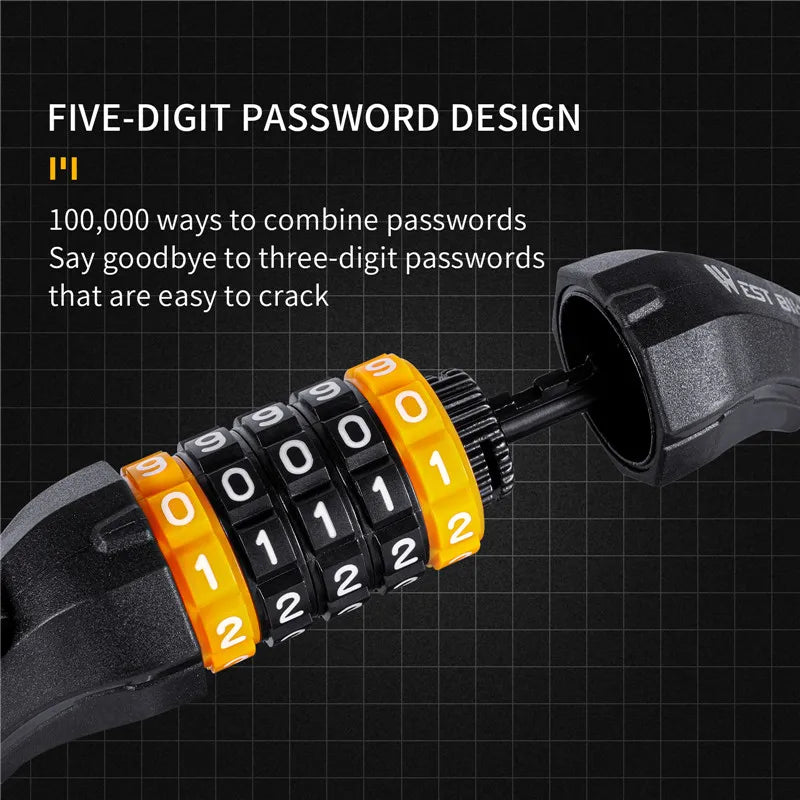 Combination Bicycle Cable Lock