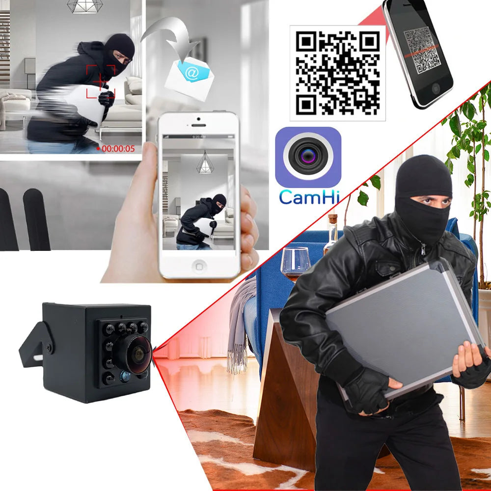 Mini 4G IR Camera met Onzichtbare Nachtzicht
