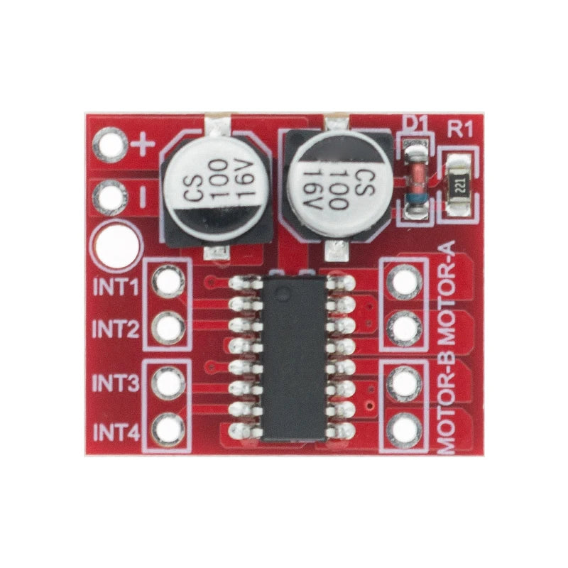 L298N-modul til DC-motorstyring med dobbelt H-bro