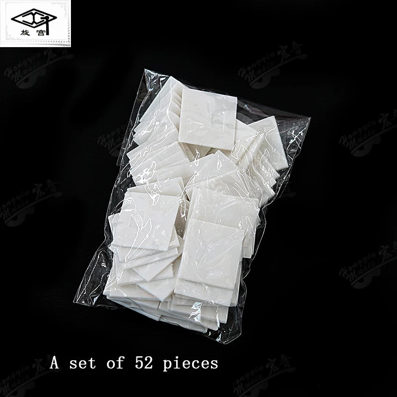 Strumento di manutenzione per pianoforte 079, piccolo quadrato bianco chiave in pelle, chiave bianca, front key plug, accessori per pianoforte