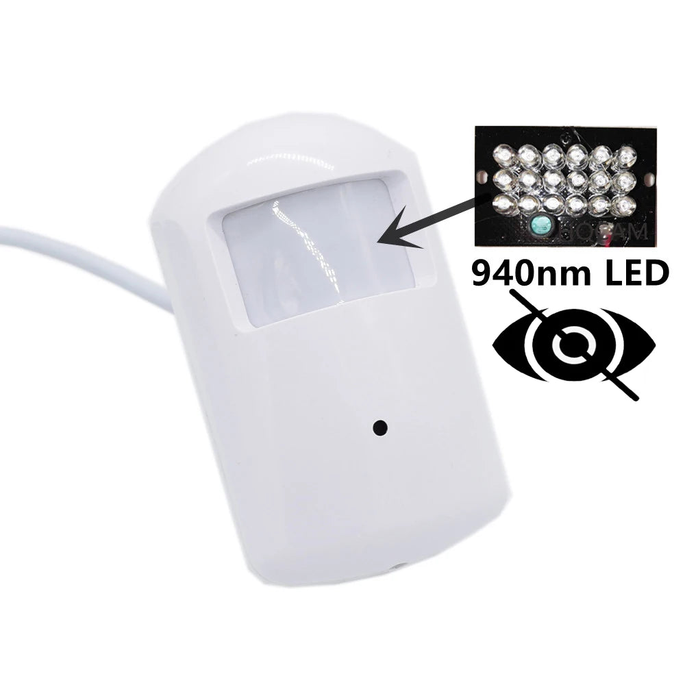 4K 8MP Covert POE IP Camera with Audio and PIR Detection