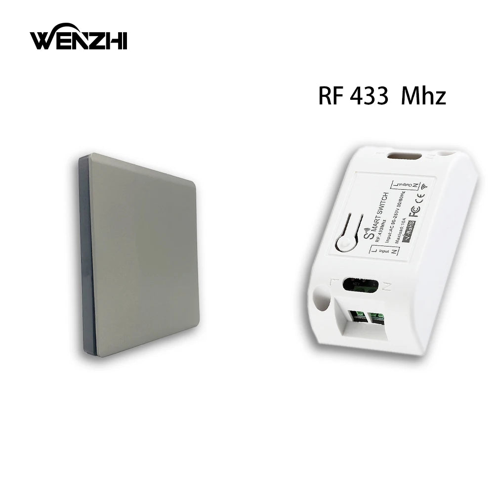 433MHz Wireless Relay and Wall Switch - Options