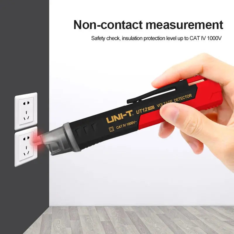 UNI-T AC Voltage Detector UT12D Non Contact Voltage Tester 12V-1000V Contactless Electric Tester Pen Power Sensor LED Spy-shop.com