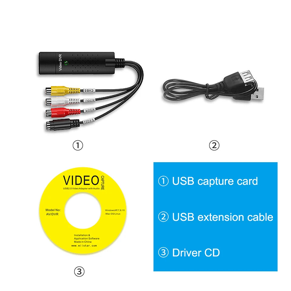 RCA/S-Video USB Video Capture Adapter