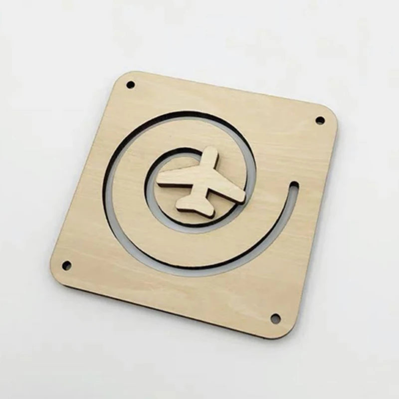 Busy Board Clothes Animal DIY Wooden Accessories Early Learning Toys Busy Board Matching Board Handmade Puzzle Educational Toys