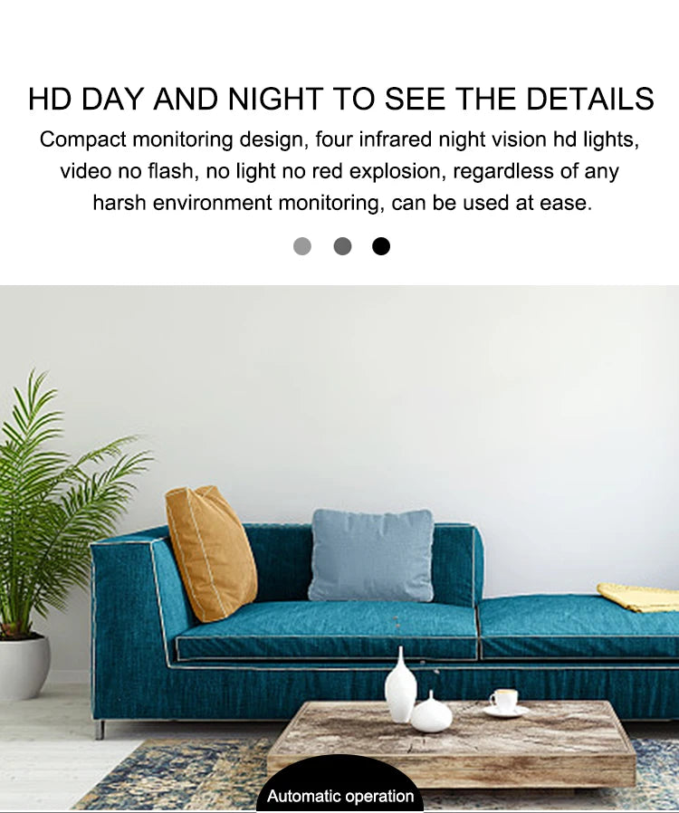 Cameră Mini X6S 1080P WiFi Recorder cu Viziune Nocturnă