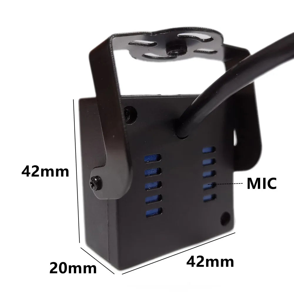 5MP Mini-Panoramapro PoE-Sicherheitskamera mit Nachtsicht, Audio & ONVIF