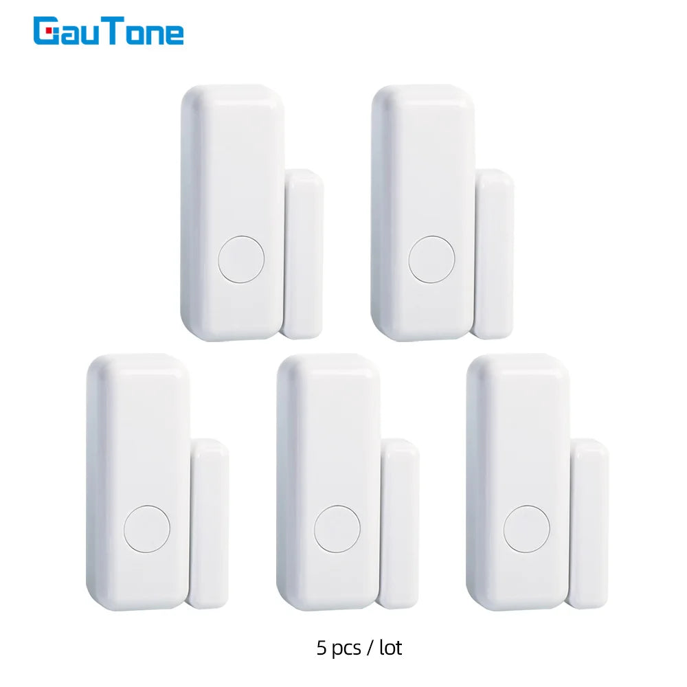 GauTone 433MHz Door Detector Wireless Home for Alarm System Alerts Window Sensor
