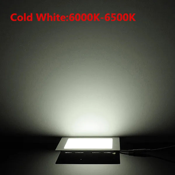 Square LED Recessed Panel, Dimming Options