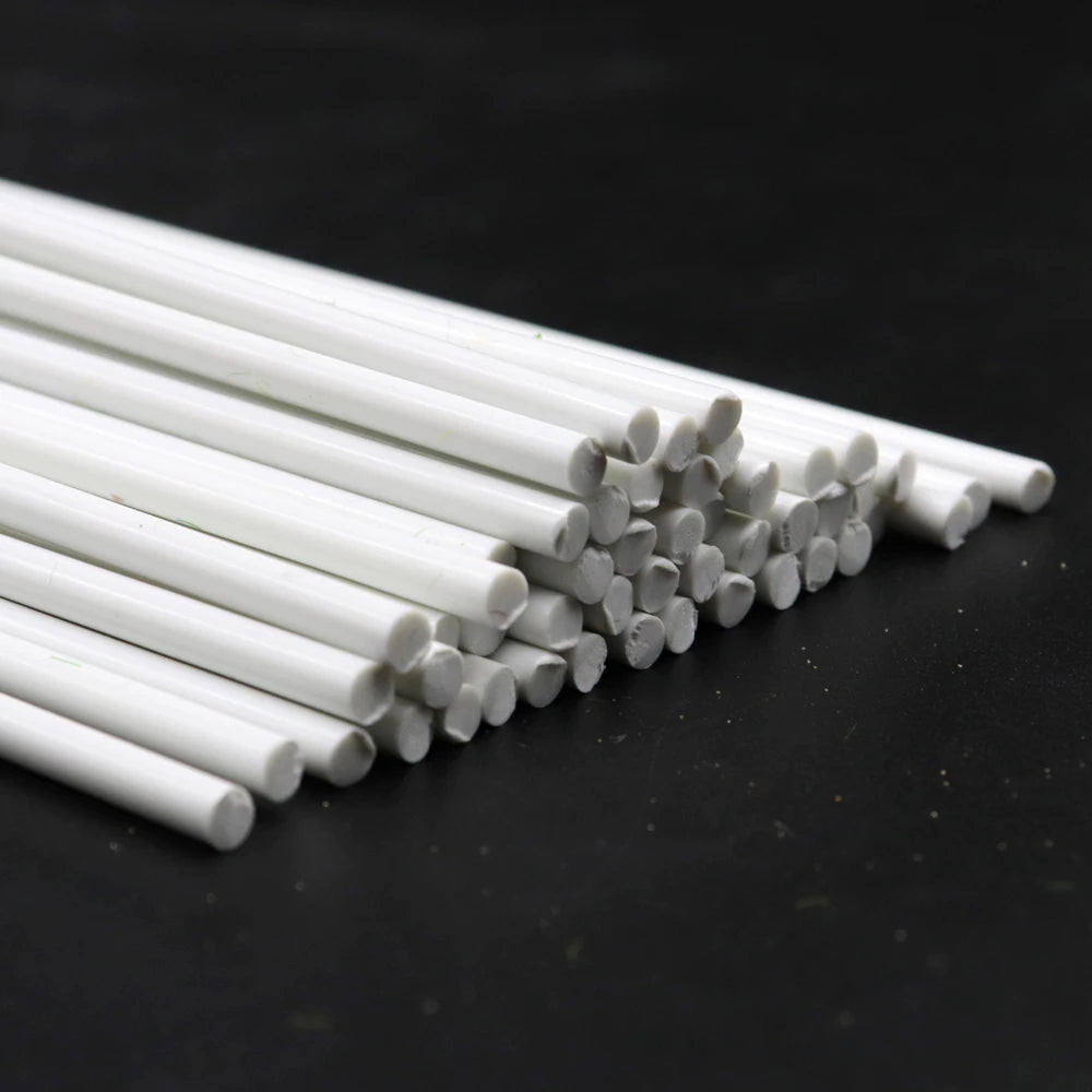 Pręty okrągłe ABS do modelarstwa - 100 sztuk