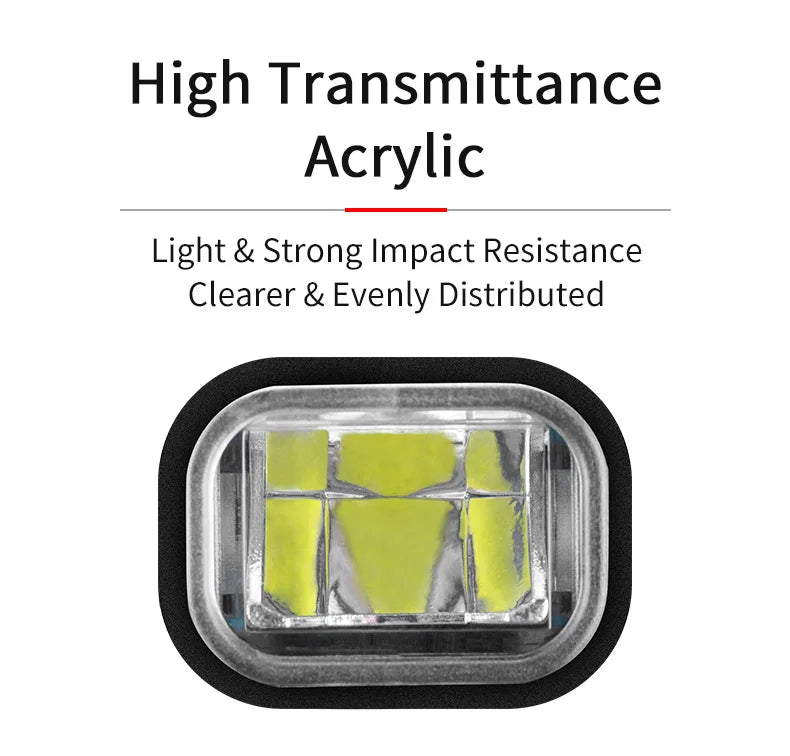 USB-C Rechargeable Bike Light 400–800LM Waterproof Front Headlight