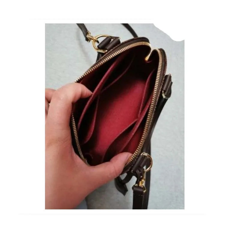 Vilten handtasorganizer voor tassen in Alma BB-stijl
