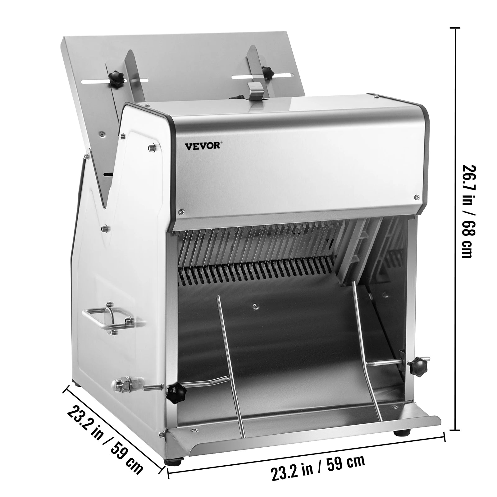 Commercial Electric Bread Slicer 31 Slice 12mm Stainless Steel