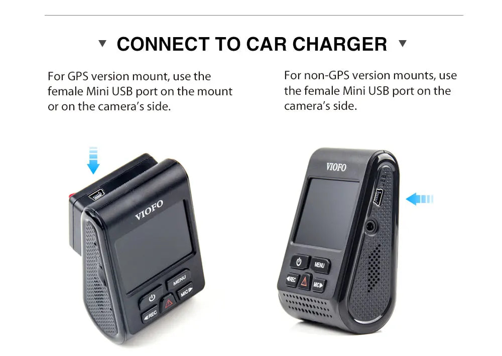 VIOFO A119 V3 2K Quad HD Dash Cam with Night Vision & Parking Mode